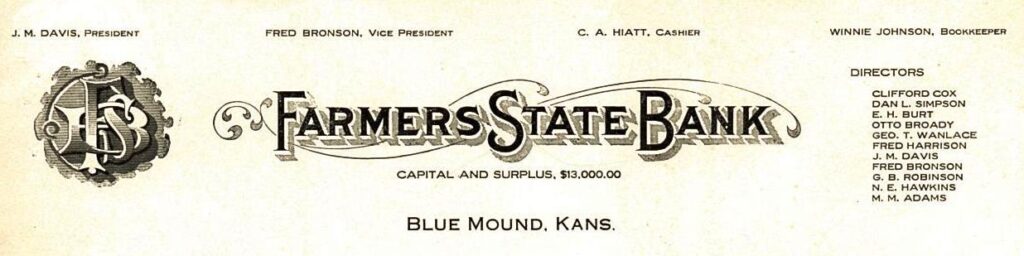 Letterhead and logo from 1918
